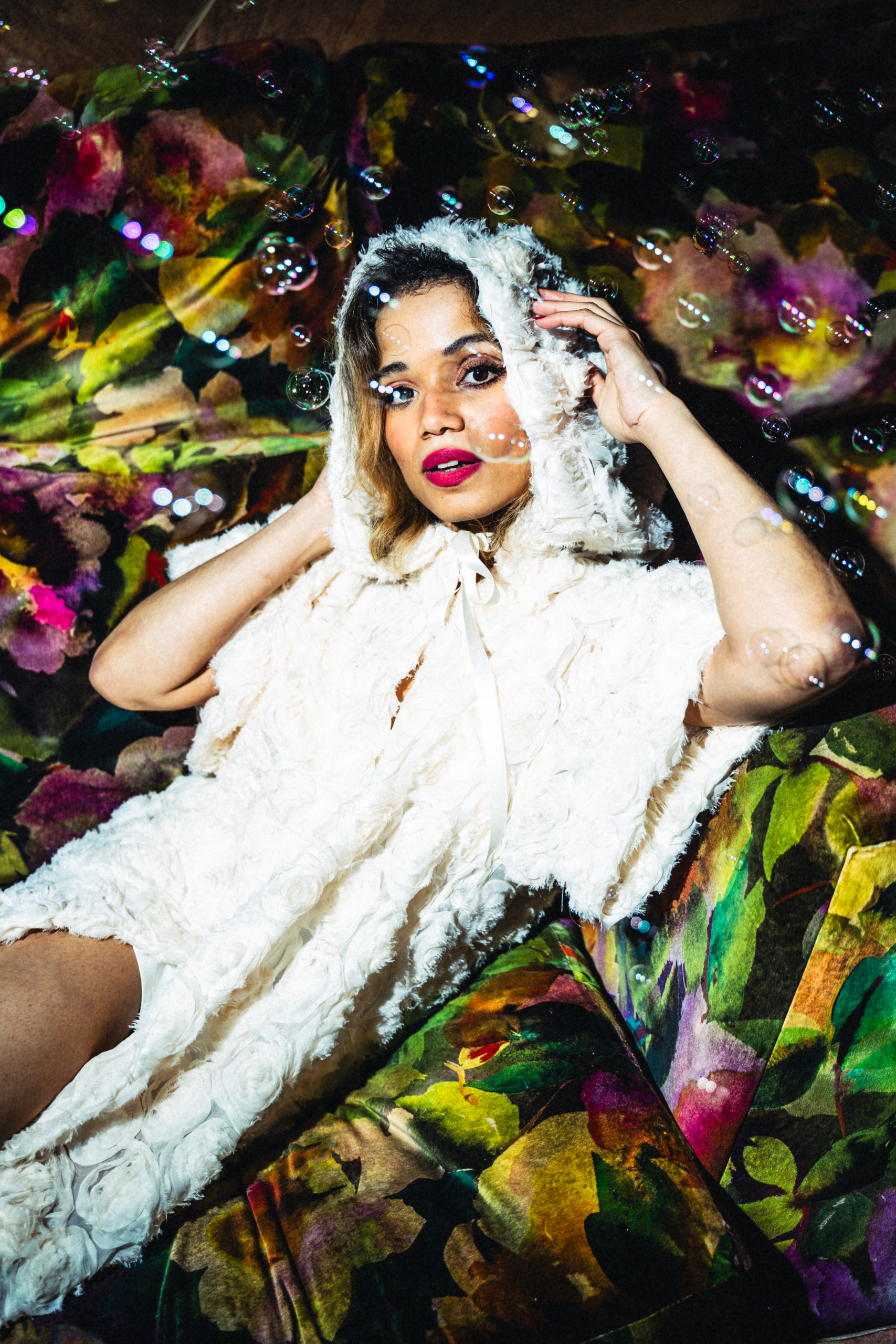 Bed Of Roses Hooded Cloak